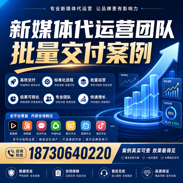汉中代运营公司多客户账号批量高效交付案例